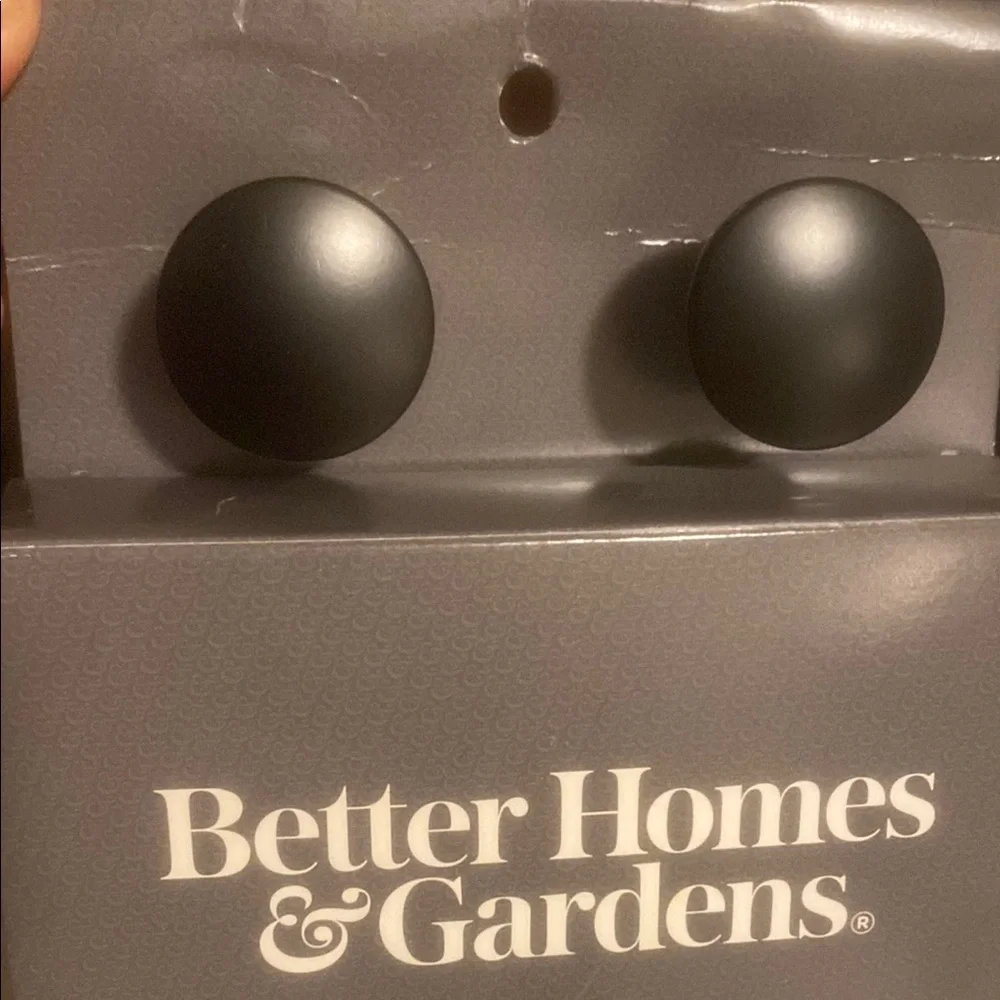 Better Homes And Gardens Matte Black Knob Set